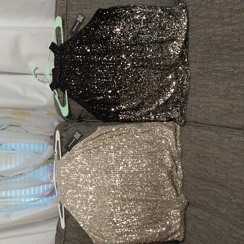 Elegant Sleeveless Sequin Top